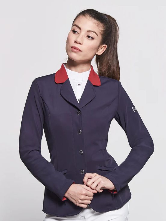 Harcour Navy with Red Collar Show Coat image 0
